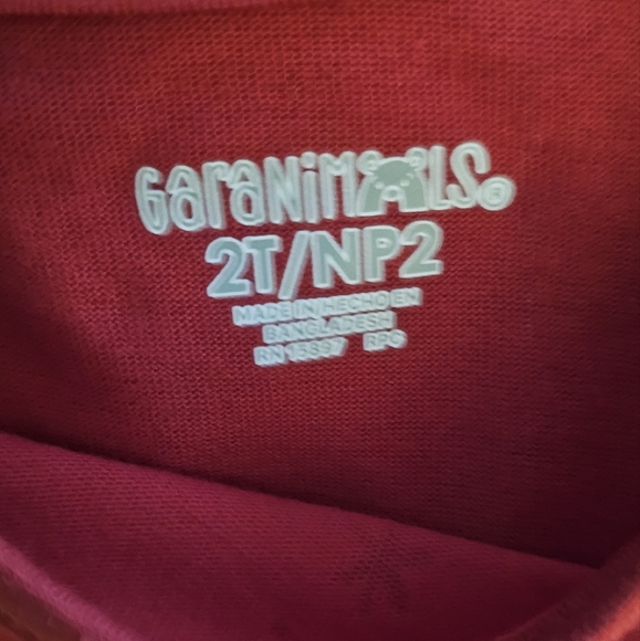 Granimals. Girls Holiday Dress. Red with Gold. Sizes: 18 months, 2T & 3T. NWT. - Picture 5 of 10